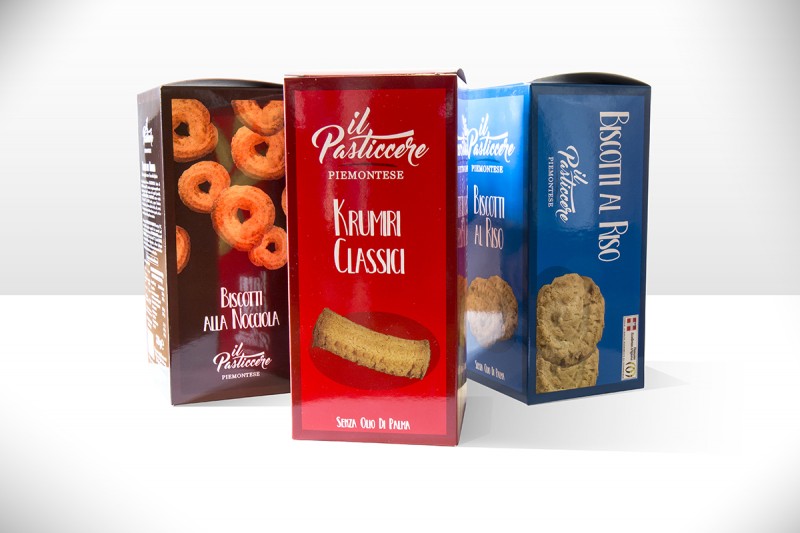 Pasticcere Piemontese | Packaging Biscotti per PAM PANORAMA